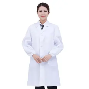 医療ファッションユニセックス白衣カスタムロゴ病院歯科医師看護師スクラブ制服製造