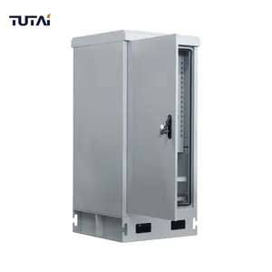 9u-45u ngoài trời cách nhiệt tủ bao vây với điều hòa không khí mạng đường phố Tủ IP55 ngoài trời Viễn Thông tủ