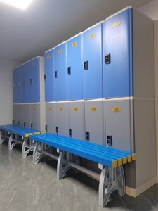 蓝色和灰色<span class=keywords><strong>2</strong></span>门/柱3-5柱/单元多种颜色可供选择，配有晾衣杆和搁板分隔器聚氯乙烯和防抱死制动系统塑料储物柜 - Product Image 4