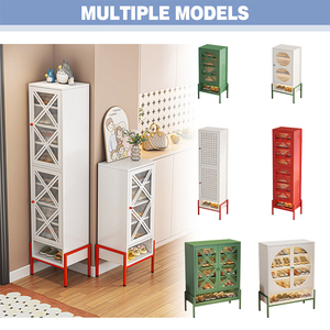 Espositore Scarpiera in Acciaio dal Design Moderno, Scaffale Commerciale di Lusso in Metallo, Mobile Organizzatore per Negozio, Scaffalatura per Scarpe - Product Image 5