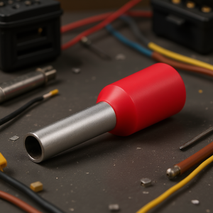 Bornes de connexion pré-isolées, 200 pièces chacune, couleur rouge, pour connexion de câblage électrique - Product Image 3