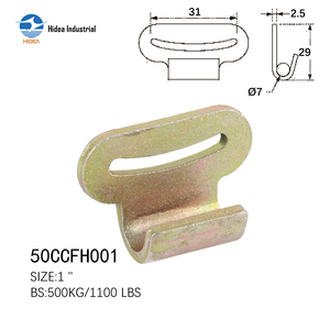 Gancho Plano de Excelente Estabilidad de 1"~2", Chapado <span class=keywords><strong>en</strong></span> Zinc, Acero de Alta Resistencia, Recubrimiento de Zinc Blanco, Ideal para Espacios Reducidos - Product Image 1