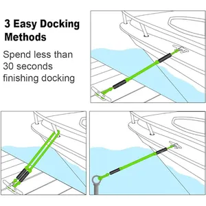Tali jangkar nilon garis Dock laut kepang ganda untuk tambat perahu dan kemasan