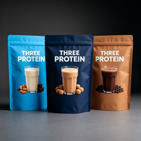 Sachet Doypack Écologique et Recyclable pour Protéine de Lactosérum, Lait et Gelée – 1kg, 2kg, 5kg – Vente Chaude