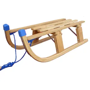 बच्चों लकड़ी के तह स्लेज बर्फ 80CM (SB-Sled-12B)