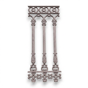 Barandilla de Balcón de Hierro Forjado, Pasamanos Decorativo para Escaleras, Panel de Balaustrada Metálica Ornamental para Apartamento, Villa, Hotel - Product Image 1