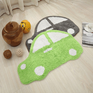 <span class=keywords><strong>Tapis</strong></span> de bain en coton design de voiture de dessin animé <span class=keywords><strong>tapis</strong></span> de compagnon de jeu lavable moderne pour chambre d'enfants ou camping pour garçons - Product Image 2