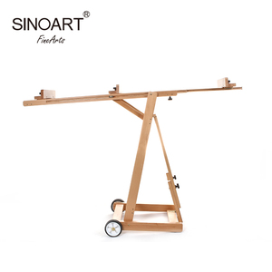 Sinoart mới chuyên nghiệp sồi sơn nghệ sĩ giá vẽ cho UK Gỗ Giá vẽ đứng hiển thị - Product Image 2