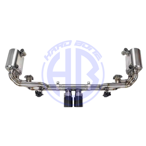 ท่อไอเสียแคทแบ็คสีน้ำเงินเข้ม หนา 1.5 มม. ประสิทธิภาพสูง สำหรับรถปอร์เช่ 911 991.1 คาร์เรร่า ปี 2012-2015 เครื่องยนต์ 3.4 ลิตร GTS ทำจากสแตนเลส - Product Image 1