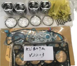 Kubota-piezas de motor diésel, kit de reconstrucción de motor, para V2203