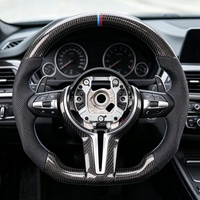 Volante Personalizado de Fibra de Carbono Real para BMW X3 X6 F16 F30 M2 M3 F87 F92 Z4 E89 E90 328i