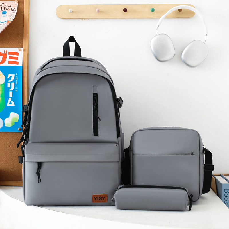 Gray-backpack