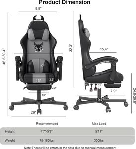 Precio barato Soporte Prueba gratuita Oficina Uso en el hogar Vinculación Reposabrazos Espalda reclinable 360 Silla elevadora giratoria para juegos con reposapiés - Product Image 2
