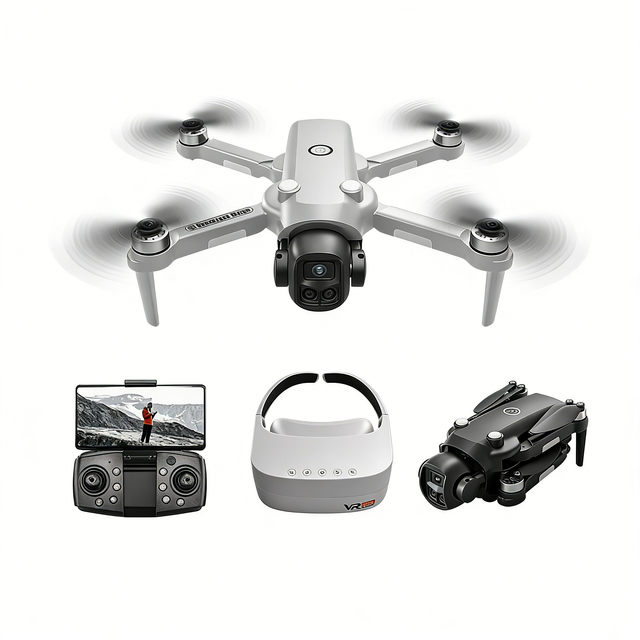 V158 Foldable FPV Drone 4K Camera Full Kit FPV Goggles Obstacle Avoidance Aerial Photography Racing UAV for Outdoor Adventures