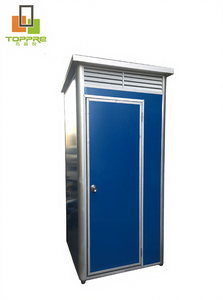 TOPPREプレハブトイレサンドイッチパネルポータブルトイレ屋外用可動式建設現場プレハブトイレキュービクルモバイルトイレ - Product Image 4