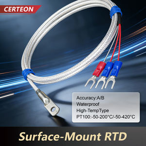 防水性のある産業用ステンレス製高速応答白金RTDプローブPT100組込型温度センサー - Product Image 2