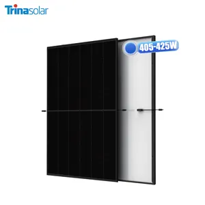 Harga terbaik Trina Vertex S + 430W bingkai hitam Panel surya Tem-Neg9.28 430 440 Watt Panel surya rumah
