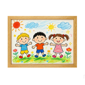 Marco Magnético Desmontable para Exhibición de Arte Infantil con Almacenamiento, Marcos para Obras de Arte de Niños en Tamaños A3, A4 y A5, para Montar en la Pared - Product Image 2