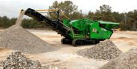 Concasseur à mâchoires mobile sur chenilles UJC96E de la marque UPEC |   Moteur Cummins EPA Tier 4, moteur AC, capacité de 50-130 t/h, usine de démolition, roulement
