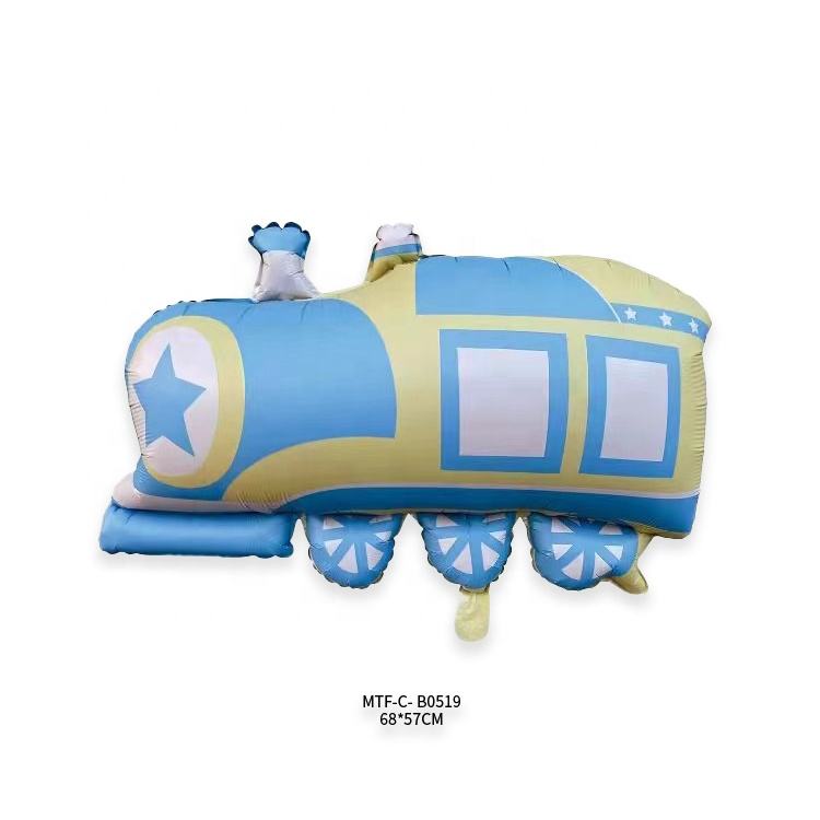 MTF Manufacturing Cartoon Transportation Series Kids Yiwu Helium Balloons for Party Decoration in Bulk