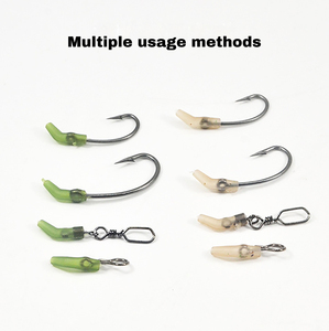 Manchons courbés en caoutchouc thermoplastique écologique pour la pêche, haute résilience, positionneurs d'hameçons, <span class=keywords><strong>kickers</strong></span>, accessoires de pêche en gros - Product Image 6