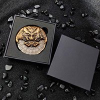Nouveau Style Fierce Roaring Dragon DND Metal Dice Spinner Tabletop RPG Gaming Dice avec Premium Box