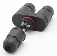 Connecteur de câble extérieur étanche M21 personnalisable, contact en laiton IP68, homologué 500V