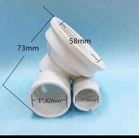 Buse d'hydromassage moderne en plastique pour salle de bain