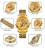 hohle mechanische uhr skmei 9222 herren klassische armbanduhr 3atm wasserdicht relogio jam tangan