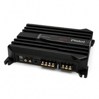 Amplificateur de puissance pour voiture PISTOL OEM Factory Service 500W 2 canaux classe AB, réponse en fréquence 5Hz-50kHz, SNR 100dB, personnalisable