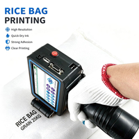 Imprimante thermique portable 12,7 mm à jet d'encre, haute précision, pour codage par lots sur plastique, date de production, date d'expiration, numéro