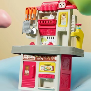 Juego de Juguetes de Cocina de Plástico para Niños, Simulación de Cocina con Sonido y Luz, Juego de Comedor y Barbacoa - Product Image 4