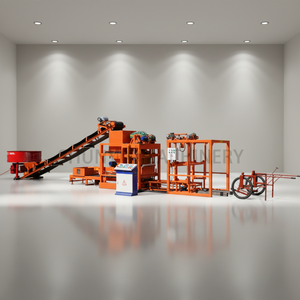 Máquina Automática para Fabricar Bloques <span class=keywords><strong>de</strong></span> Hormigón QTJ4-25, Idea <span class=keywords><strong>de</strong></span> Negocio Exitosa en África - Product Image 1