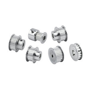 アルミタイミングプーリーMxl Xl L H Xh Xh At5 At10 S2m S3m S5m S8m <span class=keywords><strong>Gt2</strong></span> Gt3 Gt5 3m 5m 8m歯のタイミングベルトプーリー - Product Image 1