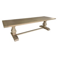 Ensemble de chaises de table à manger 8 places de haute qualité Options rondes et rectangulaires Panneau de bois économique pour la maison et le restaurant