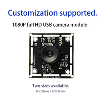 2MP 1080P 30fps 95 °   Mini cámara USB H.264 Plug and Play sin distorsión, 30FPS, USB2.0, para computadoras portátiles