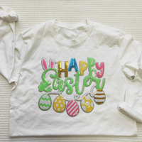 Patchs de Pâques thermocollants personnalisés, motifs lapin, œuf, lettres, broderie grande taille à paillettes et sequins pour vêtements, t-shirts, sweats à capuche, vestes, gilets