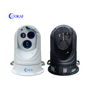 46x זום אופטי 2 ציר יציבות ג 'ירו 640*512 אבטחה cctv 360 סירה ימית 75 מ "מ ארוך טווח ptz מצלמה הדמיה תרמית - Product Image 1