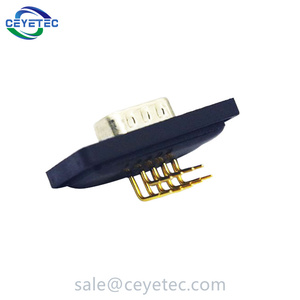 Đầu Nối Phụ 9 Chân <span class=keywords><strong>D</strong></span> Chống Nước Lỗ Xuyên Góc Phải Cho PCB - Product Image 3