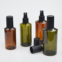 Flacon pulvérisateur unique en plastique pour cheveux, flacon cosmétique vide à brume fine avec épaule inclinée pour shampoing et lotion