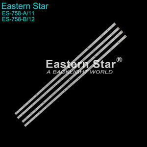 Bande de rétroéclairage LED ES-758 (4) JL.D550B1330-078AS-M_<span class=keywords><strong>V02</strong></span> pour téléviseur TOSHIBA 55'' 55U2963DB/ JVC LT-55CF890 - Product Image 2