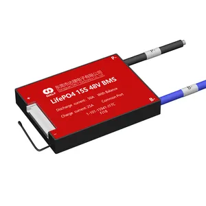 Daly BMS 48V Lifepo4 15S 50A印刷电路板PBA BMS保护电路模块，用于Lifepo4电池组