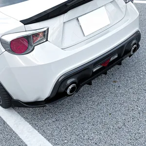 For BRZ GT86 FR-S FRS 2013-2020 Car Rear Bumper Lip Spoiler Diffuser Protector Cover Body <b>Kit</b> - Product Image 4