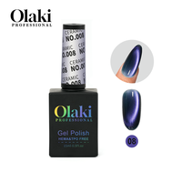 Vernis Gel UV Effet Œil de Chat Magnétique 15ml, Ultra-Brillant et Transparent, Sans Irritant, Conforme aux Normes Cosmétiques Européennes