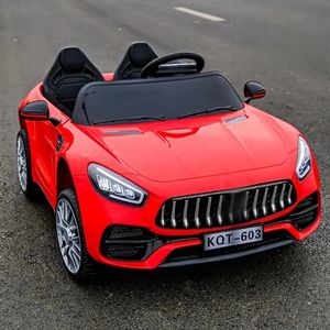 Оптовая продажа детских электромобилей для детей <span class=keywords><strong>3</strong></span>-8 лет с пультом управления, игрушечный автомобиль с режимами самостоятельного вождения, прочный пластик ABS - Product Image 1