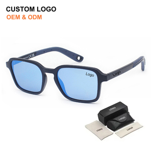 New Arrival Square Frame Polarized Sunglasses 2025 UV400 Custom Multi-Color Lenses Sun Glasses Fashion Logo Women Men Shades - Product Image 1