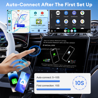 Kit Carlink Wifi6 Bluetooth Carplay Ai Box Adattatore USB/USB-C Car Play Smart Wireless Carplay e Android Auto Dongle per Apple