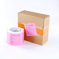 Etiquetas Adhesivas Personalizadas de Fábrica, Etiquetas de Envío Logístico Directo, Multicolores, Resistentes al Agua, en Rollo