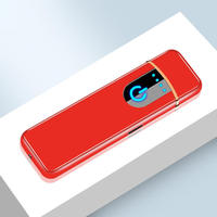 Briquet électrique en métal à plasma rechargeable par USB, coupe-vent, de qualité supérieure KY, finition miroir lisse