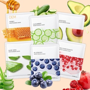 Mascarilla Facial Hidratante y Aclarante con Fórmula Personalizada de Frutas, Cuidado Facial, Paquete al por Mayor - Product Image 1